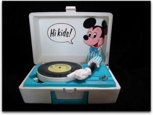 a disney record player-- I totally had one of these.  wonder what happened to it.